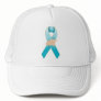 Addiction Recovery Awareness Ribbon Design Mesh Hats
