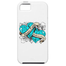 Addiction Recovery Hope Faith Dual Hearts iPhone 5 Cover