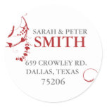 Address Label Round Sticker