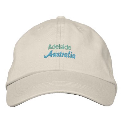 ADELAIDE cap Embroidered Hat by TropiCoolUniverse