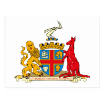 Adelaide Coat of Arms Postcard postcards
