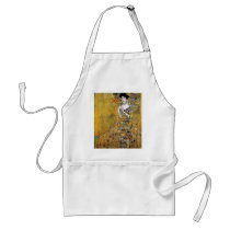 Adele Bloch-Bauer's Portrait  by Gustav Klimt Apron