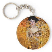 Adele Bloch-Bauer's Portrait by Gustav Klimt Keychain