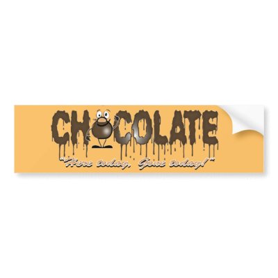 Adesivo ara carro chocolate by Kartoons