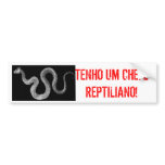 ADESIVO CHEFE REPTILIANO bumper stickers