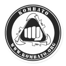Adesivo redondo do Kombato