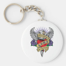 ADHD Dagger Keychain