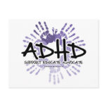 ADHD Handprint Postcards