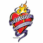 ADHD Tattoo Heart Photo Sculptures