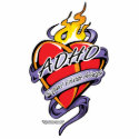 ADHD Tattoo Heart photo sculptures