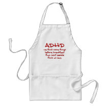 ADHD Think More Apron