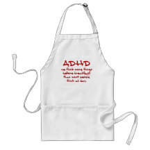 ADHD Think More Apron