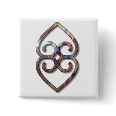 Adinkra-earth-copper Pins by arthistory