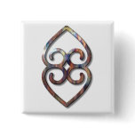 Adinkra-earth-copper Pins