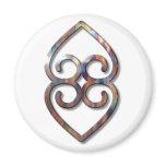 Adinkra-earth-copper Fridge Magnet