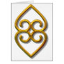 Adinkra-earth-gold Card