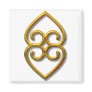 Adinkra-earth-gold Fridge Magnet