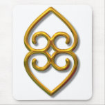 Adinkra-earth-gold Mouse Pads
