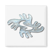 Adinkra-peace-glass Fridge Magnet