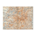 Adirondack Map Postcard