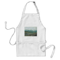 Adirondack Mountain Peaks Panorama Apron