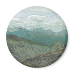 Adirondack Mountain Peaks Panorama Refrigerator Magnets