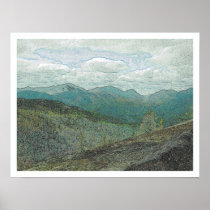 Adirondack Mountain Peaks Panorama Posters