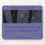 ADJUST YOUR SAILS - Winter Moon Mouse Mat