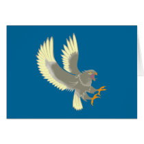 Adler eagle grußkarte