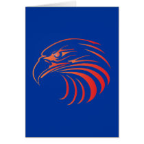 Adler eagle Kopf head Karte