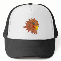Adler eagle Kopf head Trucker Mütze