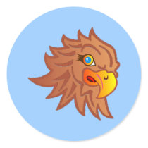 Adler eagle Kopf head Stickers