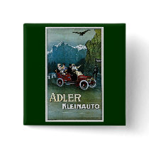 Adler Kleinauto Pinback Button