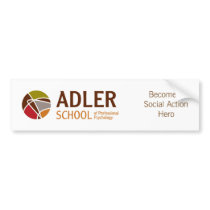 Adler School Bumper Sticker 1