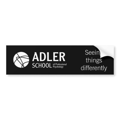 Adler School Bumper Sticker 2 by Adler_School