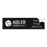 Adler School Bumper Sticker 2 bumper stickers