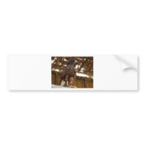 Adler sitzend autosticker