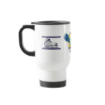 Adler Thermobecher "W.Monitzer" Logo Kaffeehaferl