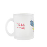 Adler Trinkglas "Matt" Tigas Logo Kaffee Tassen