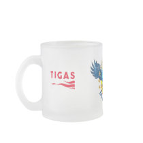 Adler Trinkglas "Matt" Tigas Logo Kaffee Tassen