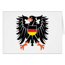 Adler Wappen Deutschland eagle crest Germany Karte