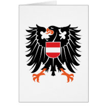 Adler Wappen Österreich eagle crest Austria Karte