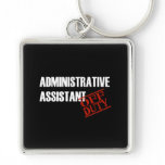 Admin Assist Dark keychains