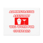 Admin Asst...Will Work For Cocktails