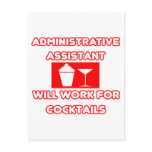 Admin Asst...Will Work For Cocktails