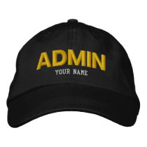 ADMIN Cap Embroidered Baseball Caps