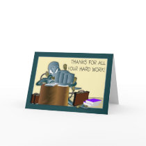Admin Pro - Thank You For Hard Work Card