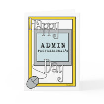 Admin Professionals Day with Computer Greeting Cards