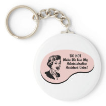 Administrative Assistant Voice Keychain