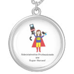 Administrative Professional Super Hero Necklace